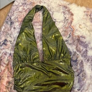 AKIRA Iridescent Green Shoulder Bag